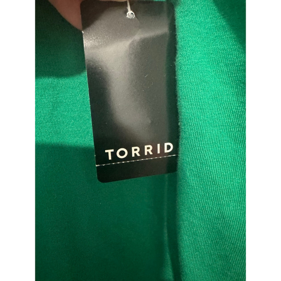 Torrid size 4x green tank top new with tags - Picture 4 of 5